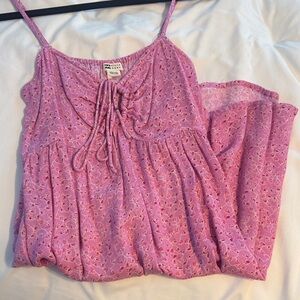 Billabong Pink Floral Dress